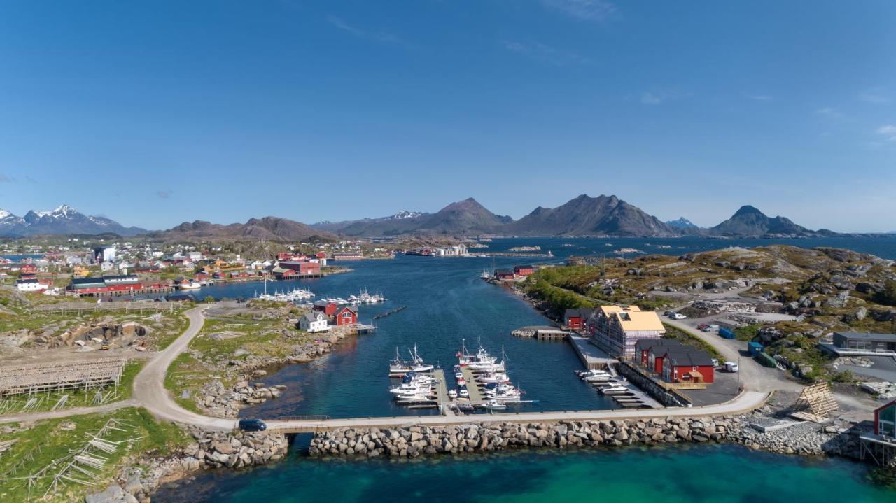 Seafront New Cabin In Lofoten Ballstad Exterior photo