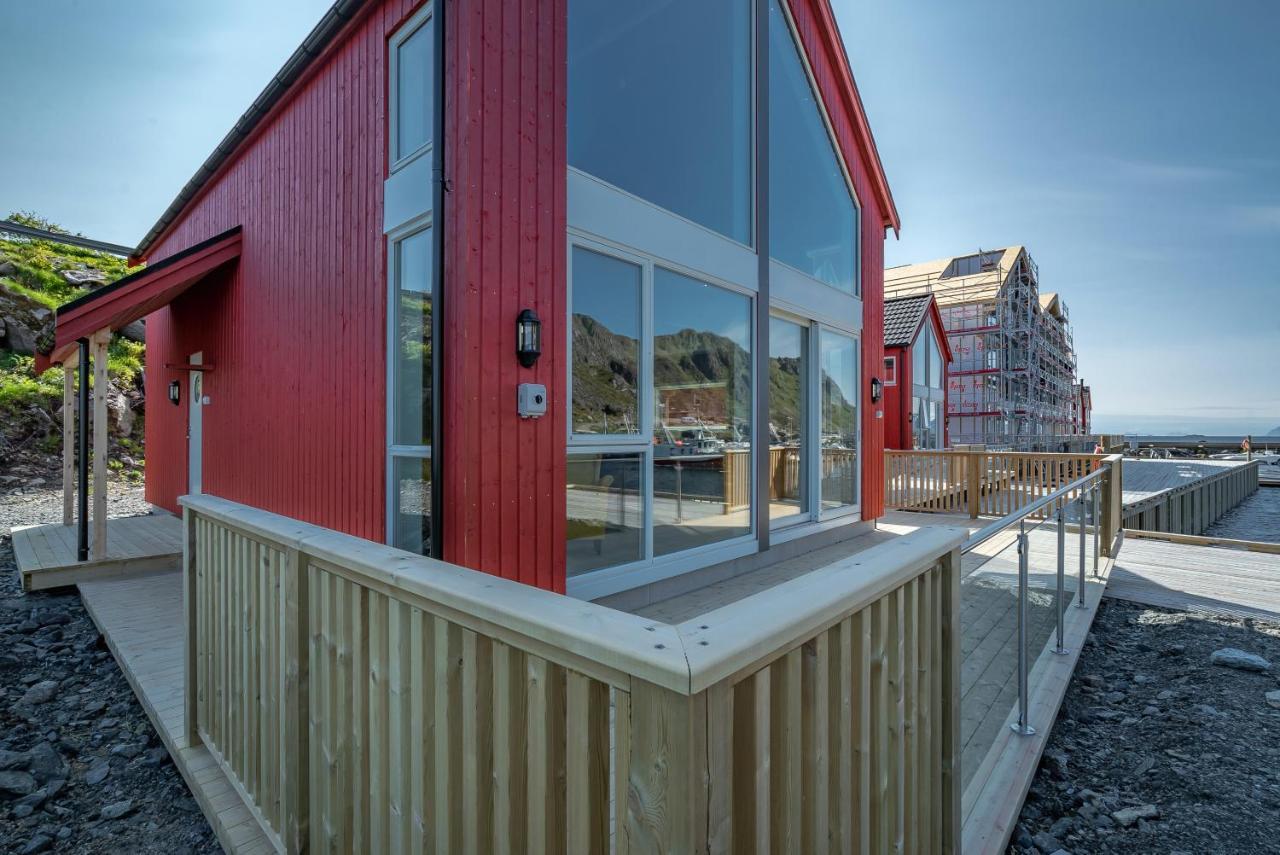 Seafront New Cabin In Lofoten Ballstad Exterior photo
