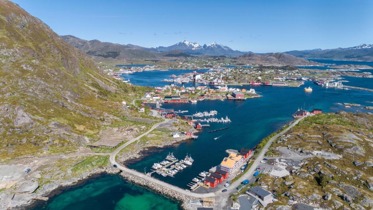 Seafront New Cabin In Lofoten Ballstad Exterior photo