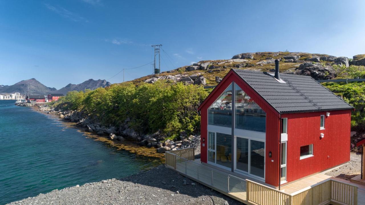 Seafront New Cabin In Lofoten Ballstad Exterior photo
