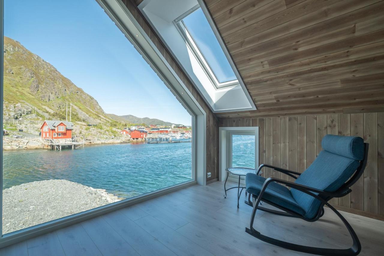 Seafront New Cabin In Lofoten Ballstad Exterior photo
